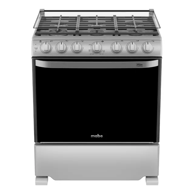 Estufa De Piso 76 Cm Plata Mercury Mabe - Em7657cfis0