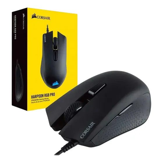 Mouse Gaming Corsair Harpoon Rgb Pro 12000 Dpi 6 Botones Usb