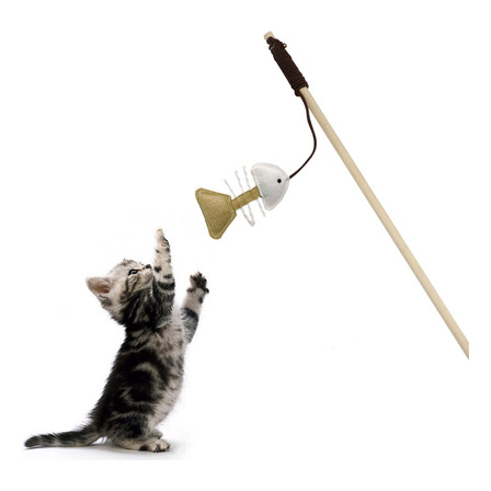 Juguete Para Gatos Cañita Madera Resistente Juguete Para Gatos Cañita Madera Resistente