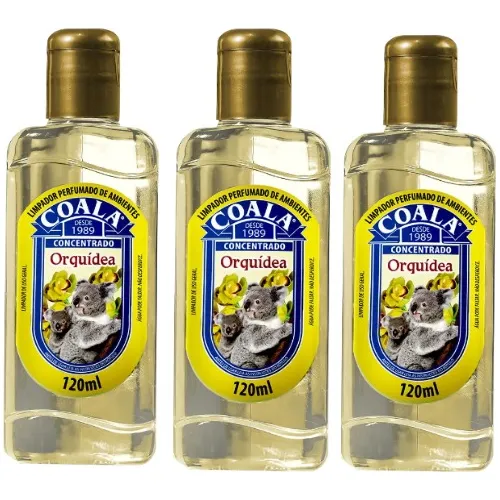 Limpador Perfumado Para Pisos Concentrado Orquídea 3un Coala