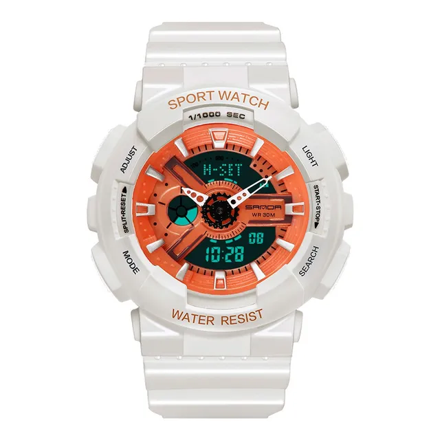 Reloj Dama Deportivos Shock Moda Skmei Sanda Alarma Acuático