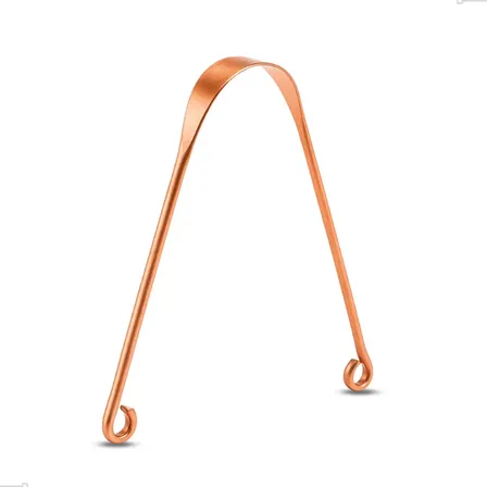 Raspador De Língua Premium 100% Cobre Para Higiene Bucal - Cobre Store Artesanatos