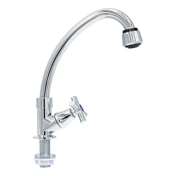 Llave Fregadero Individual Plástico Cromado 