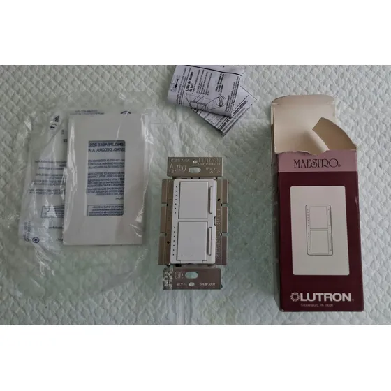 Lutron Maestro - Interruptor De Atenuación Digital Dual