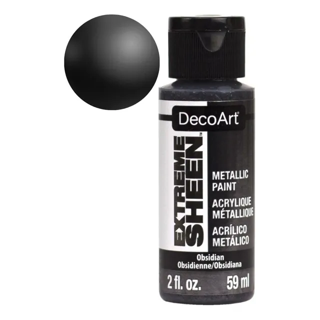 Decorart Negro Metalicos Pintura Acrílica Arte Dibujo