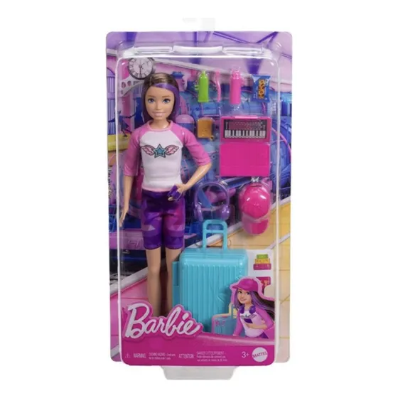 Muñeca Barbie Skipper Viajera Con Accesorios 30 Cm