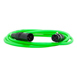 Cable Canon-canon Balanceado Gold Verde Fluor 2 Mts Hamc Cable Canon-canon Balanceado Gold Verde Fluor 2 Mts Hamc