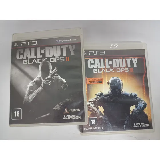 Call Of Duty Black Ops 2 E 3 Ps3 Mídias Físicas Originais
