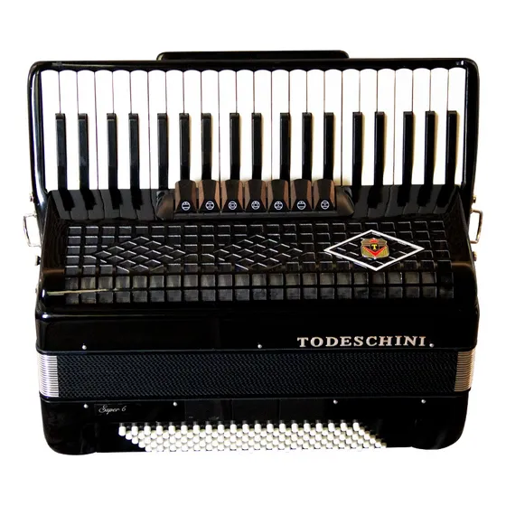 Acordeon Todeschini 120 Baixos - Preto