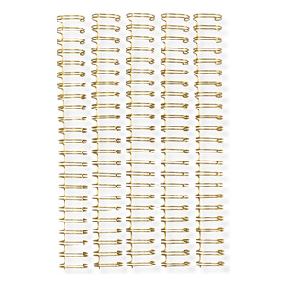Arillo Metalico Paso 2:1 Dorado 3/4 Encuadernacion 10pz Arillo Metalico Paso 2:1 Dorado 3/4 Encuadernacion 10pz