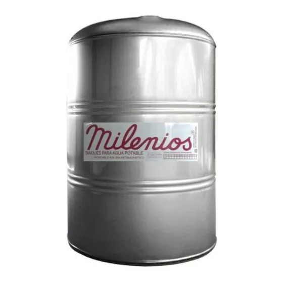 Tanque de agua Affinity Milenios vertical acero inoxidable 1500L de 1.27 m x 1.22 m