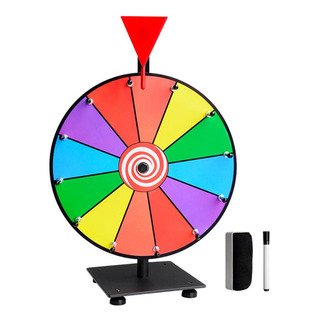 Ruleta De Premio Giratoria De 12 Inch 12 Pedazos Con Plumón Ruleta De Premio Giratoria De 12 Inch 12 Pedazos Con Plumón