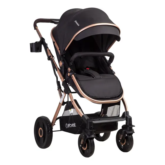 Coche Cuna Paseo Vox Gold Negro Bebesit