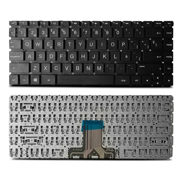 Teclado para Hp 14-ce 14-da 14-cd 14-cm 14-ma 14-ck 14-dg Español Color Negro