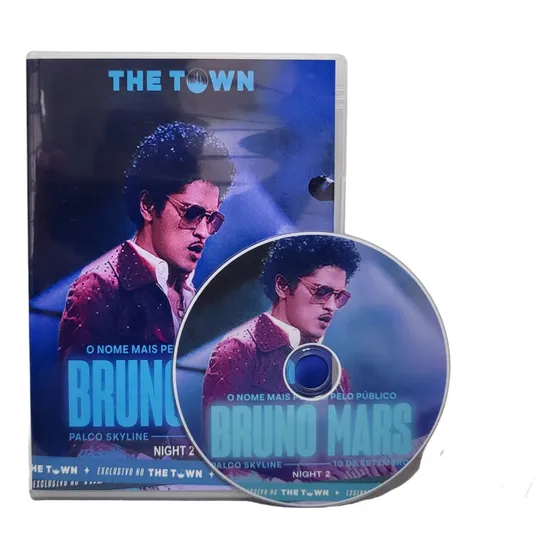Dvd Bruno  Mars  Ao Vivo The Town 2023- 2o Show Noite 2