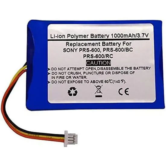 Batería De Reemplazo De Starnovo 1000mah 3.7v Para El Lector