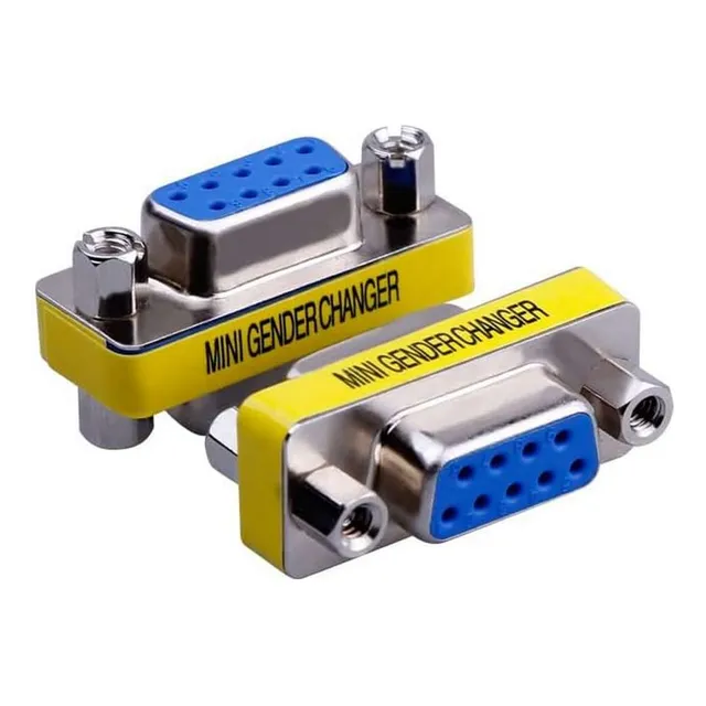 Copla Serial Rs232 9 Pines Adaptador Db9 Hembra Hembra 9 Pin