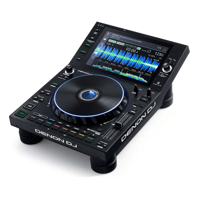 Denon Dj Sc6000 Prime - Reproductor Multimedia Dj Profesional, Standalone Dj Media Player Con Streaming De Música Por Wifi Y Pantalla Táctil De 10.1