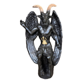 Figura Baphomet Sentado Macho Cabrio 65 Cm Resina Figura Baphomet Sentado Macho Cabrio 65 Cm Resina