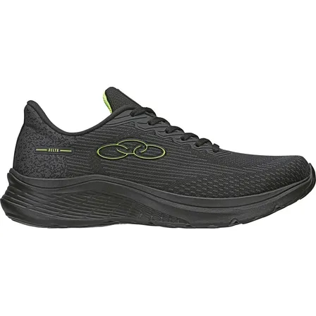 Tênis Olympikus Masculino Delta/122 Preto/green Liso 36 Br