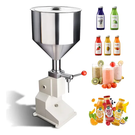 Máquina Llenadora Manual De Líquidos Viscosos De 5 A 50ml