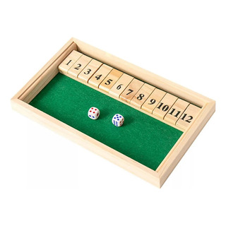 Wd Para Juego De Dados De Madera Cierra La Caja, Tablero De Wd Para Juego De Dados De Madera Cierra La Caja, Tablero De