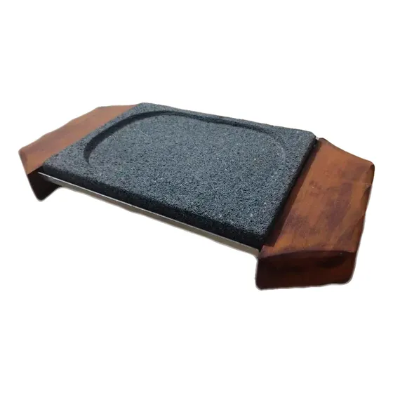 Piedra Volcánica Para Asar Cortes/ Base Para Tabla De Sal