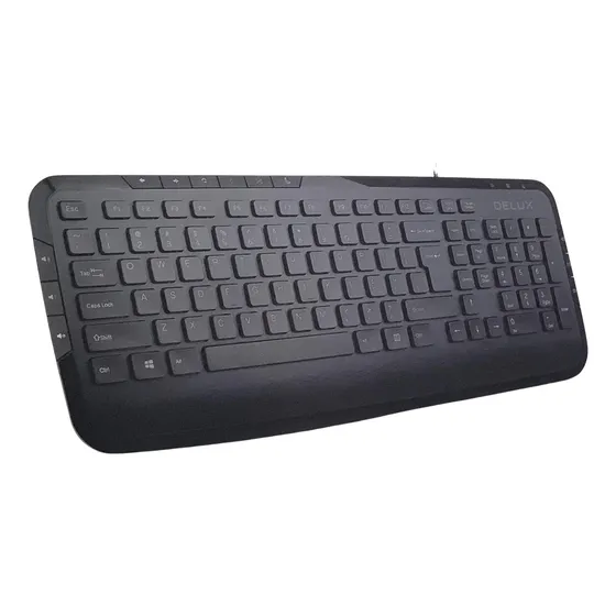 Teclado Delux Alambrico Ka160 Fisico
