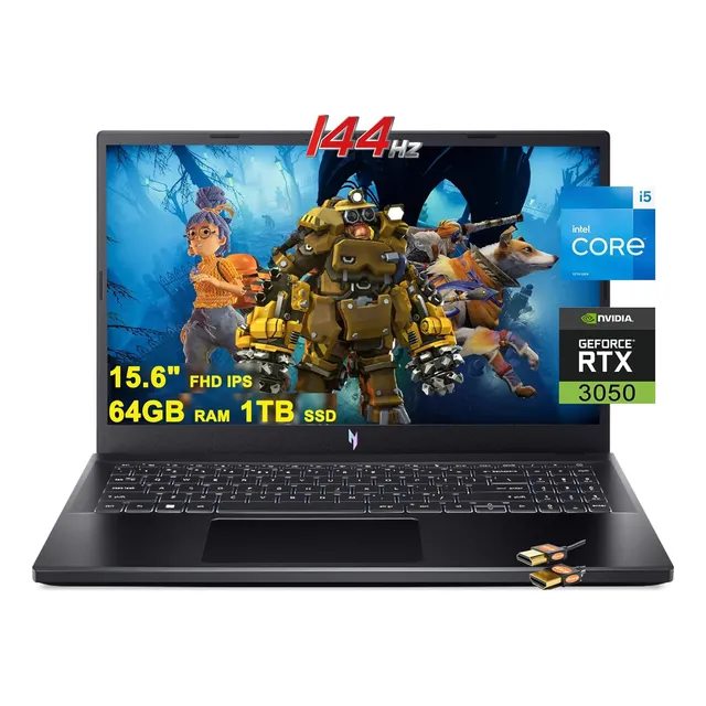Laptop Acer Nitro 5 Core  I5-12500h  64gb Ram 1tb Ssd