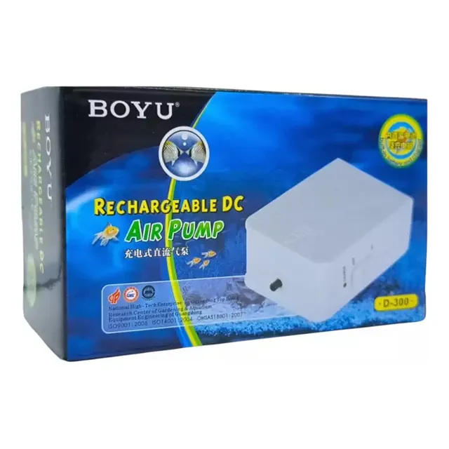Boyu D300 Motor Bomba Oxigeno Para Acuario Pecera Recargable