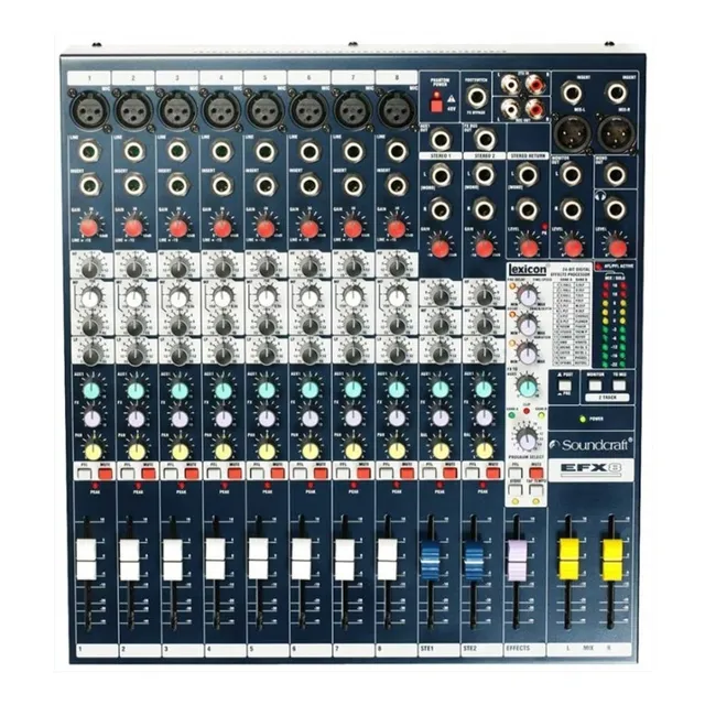 Soundcraft Efx8 Mezcladora 12 Entradas Efectos Fx Lexicon Nu