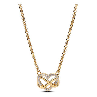 Collar Pandora Moments Con Corazón Infinito En Oro Collar Pandora Moments Con Corazón Infinito En Oro