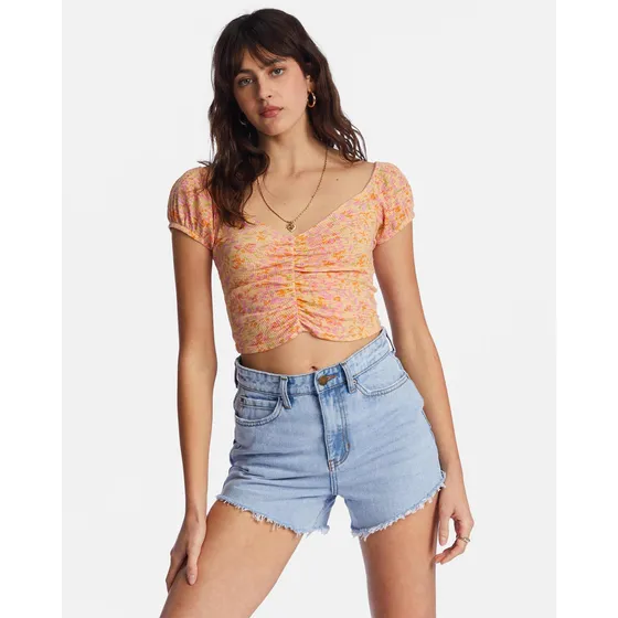 Blusa Billabong Pretty Sweet Naranja