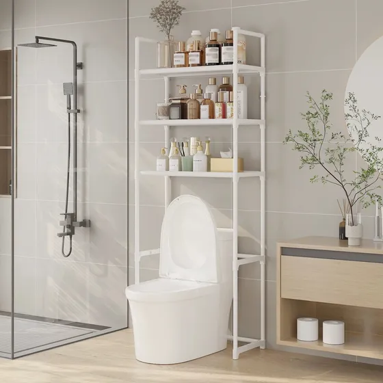 Organizador De Baño Estante Rack Sobre Inodoro 3 Pisos