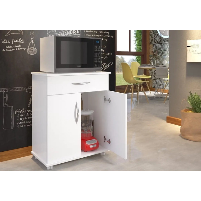 Armário Pequeno Multiuso Microondas Forno Elétrico Armário Pequeno Multiuso Microondas Forno Elétrico