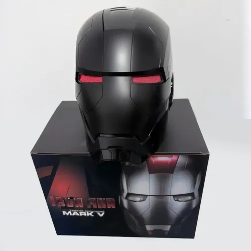 Capacete Eletrônico Iron Man Mark V Homem De Ferro Voz