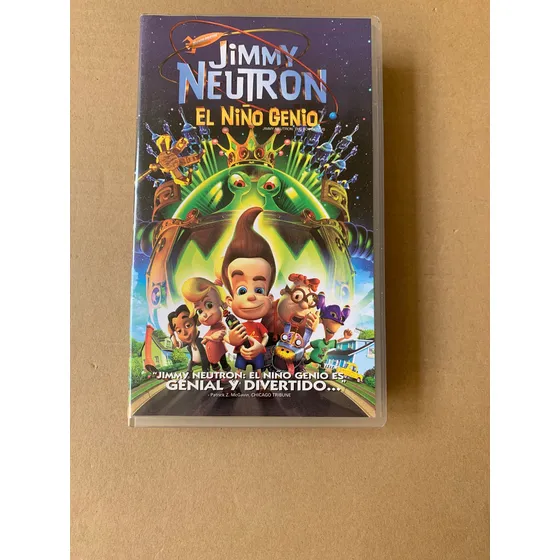 Jimmy Neutron El Niño Genio Película Vhs
