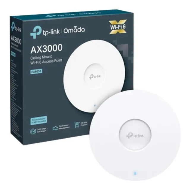 Punto De Acceso Tp-link Omada  Wi-fi 6 Ax3000 Mu-mimo 4x4