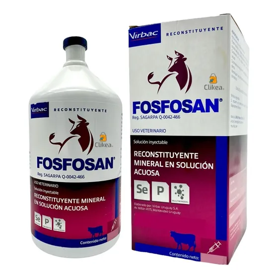 Fosfosan Reconstituyente Mineral Virbac 500 Ml