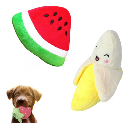 Juguete Para Perros Peluche Con Chifle X2 Juguete Para Perros Peluche Con Chifle X2