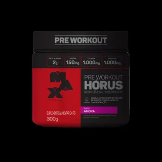 Suplemento Em Pó Max Titanium Pré Treino Horus Sabor Amora Em Pote De 300g Suplemento Em Pó Max Titanium Pré Treino Horus Sabor Amora Em Pote De 300g