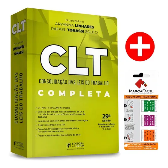 Clt Completa 29ª Edição (2022)* Juspodivm
