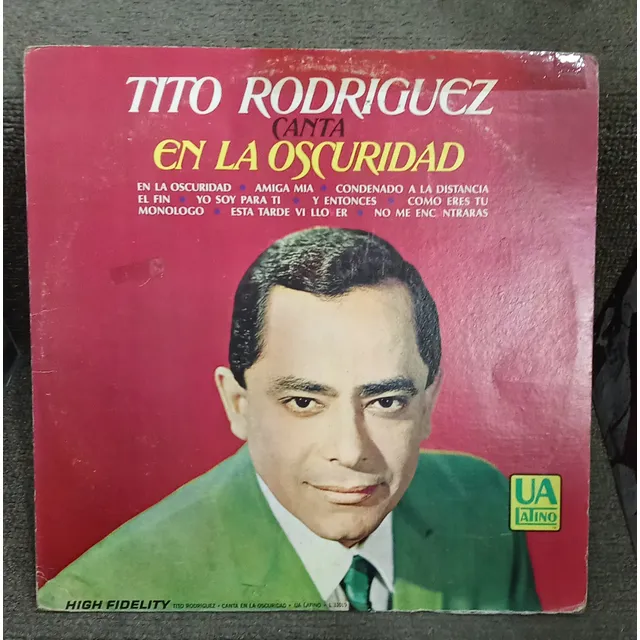 Tito Rodriguez Canta En La Oscuridad Lp Original Usad Qqc Zz