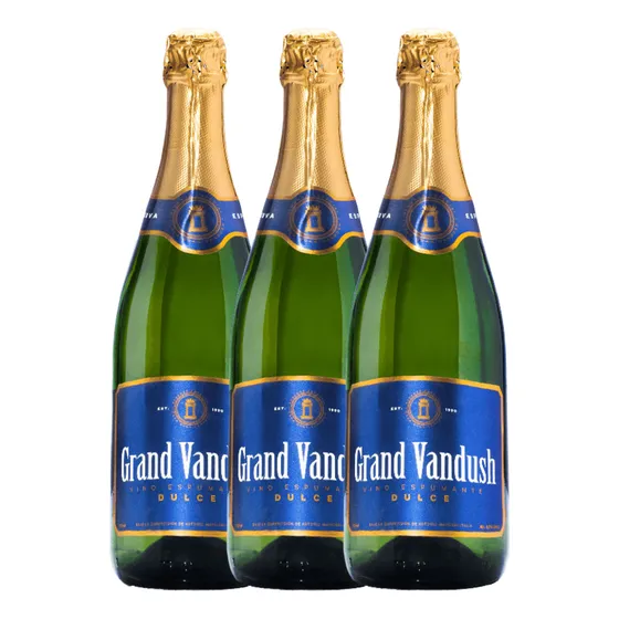 Champagne Grand Vandush Dulce 1500ml X 3 Unidades