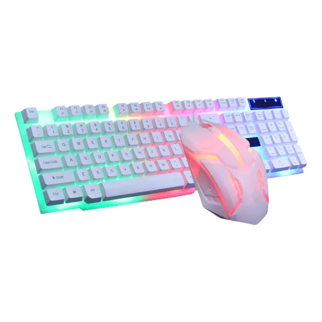 Kit Teclado Mouse Game Profesional Alfombrilla De Ratón Usb