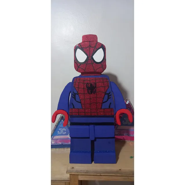 Piñatas Batman Lego Selfie Chupetera Nombre Spiderman