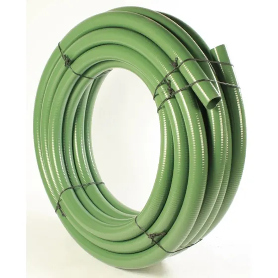 Manguera Succión Verde Olivo 1 Pulgada 20 Mts