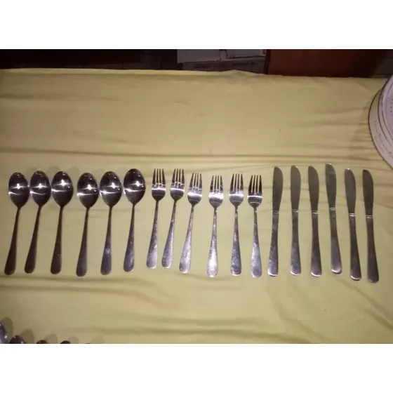 Cubiertos España 6 Personas Acero Inoxidable Ventagaraje G1