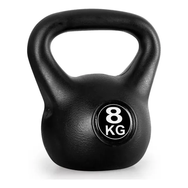 Pesa Rusa 8k Kettlebell Mancuerna Recubierta Gym - Sportex