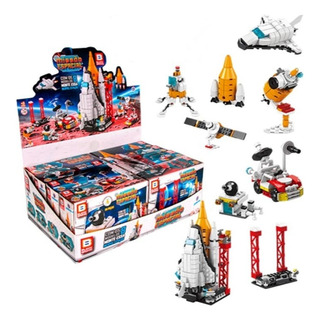 Kit 8 Em 1 VeĂculos Espaciais Nave Em Blocos De Montar Kit 8 Em 1 VeĂculos Espaciais Nave Em Blocos De Montar